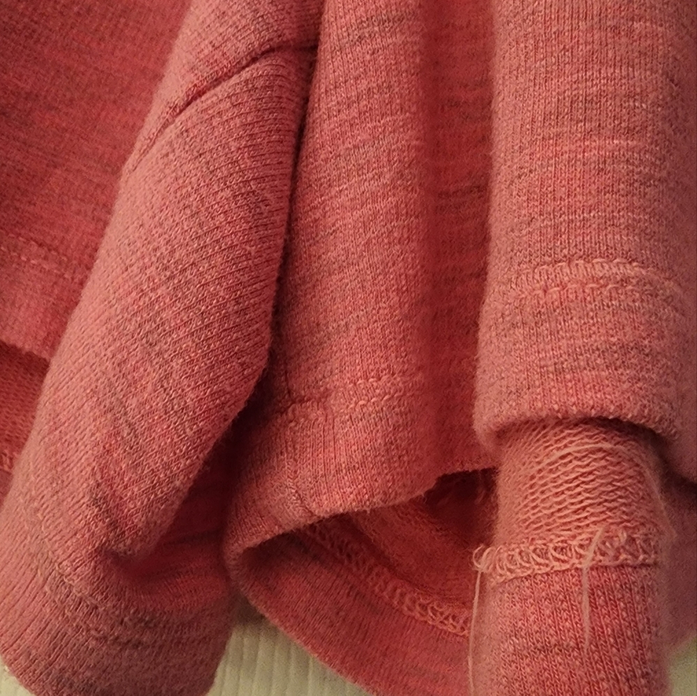 MONROW Women's Ex-Boyfriend Short In Heather Pink Size Small - Picture 10 of 12